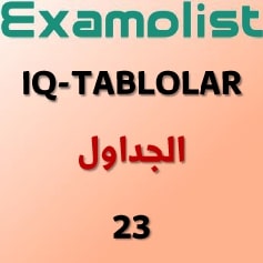 IQ-TABLOLAR